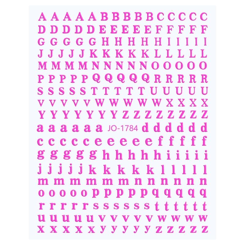 Adesivos de Alfabeto Adesivos de Letras Adesivos Decalques de Alfabeto Scrapbooking Arte em Resina Adesivos de Letras Pequenas À Prova D'água