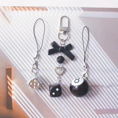Süßer Schleifenstern Würfel DIY Anhänger Schlüsselanhänger & Taschendekoration