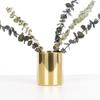 Gold Stainless Steel Round Pencil Case Metal Creative Storage Pencil Case Software Ornaments Vase Flower Arrangement