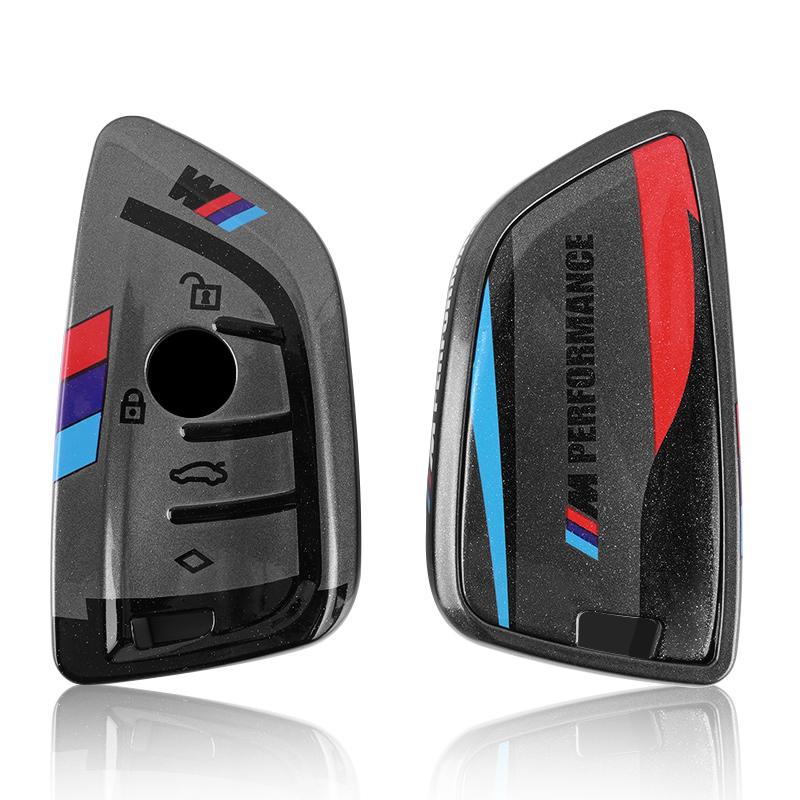 UZIS8 New TPU Car Key Case Cover Protector Shell For BMW F20 G20 G30 X1 X3 X4 X5 G05 X6 X7 G11 F15 F16 G01 G02 F48 Car Sticker