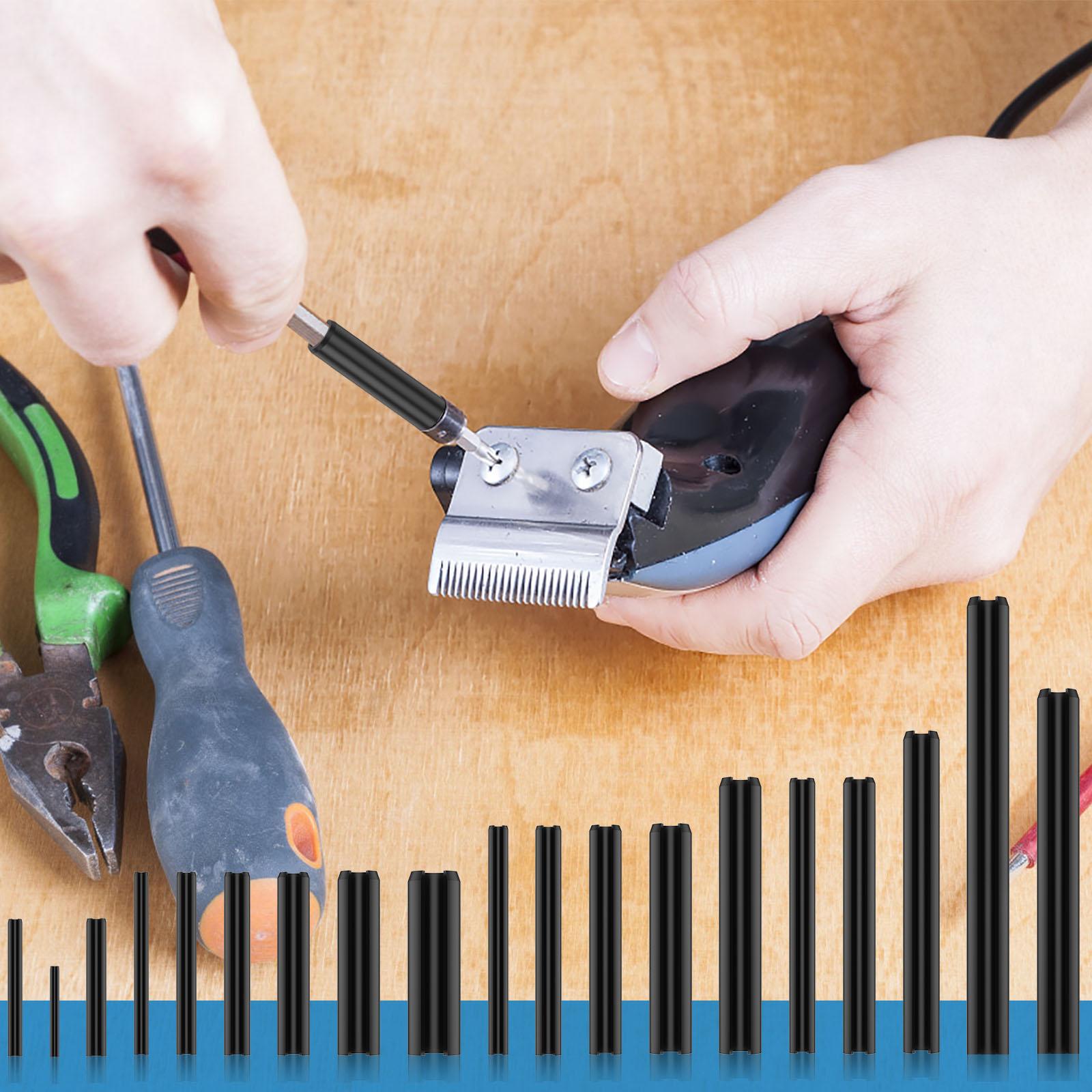 

450Pcs Roll Pin Assortment Set Stainless Steel Slotted Spring Pins Hardware Kit Hollow Spring Pins with Storage Case Multi Size 450 Pcs