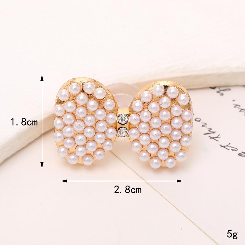 Heart Bow Gemstone Shoe Charms: DIY Detachable Accessories for Crocs and More