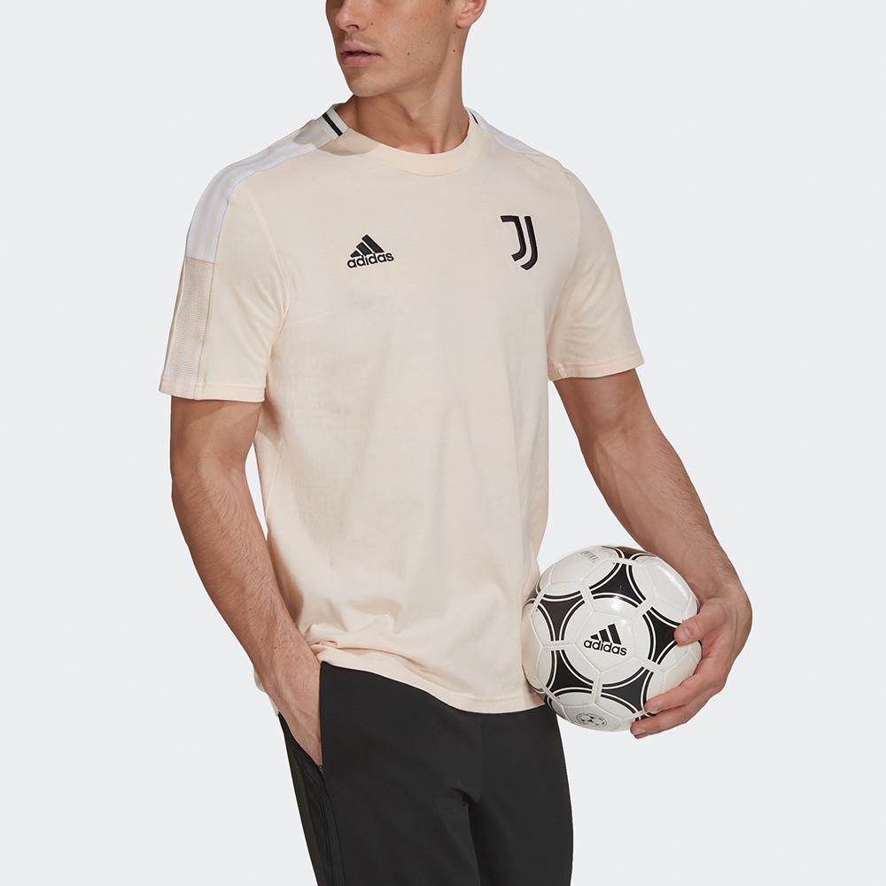 Adidas Soccer Sports Crew Neck T-Shirt Men Tops Pink GK8608