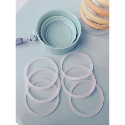 1Pcs New Waterproof Silicone Sealing Ring Insulation Cup Water Cup Accessory Rubber Ring Universal Food Grade Leak-proof Gasket