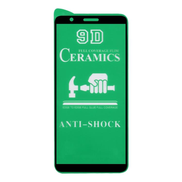 För Samsung Galaxy A01 Core 9D Helskärm Full Lim Keramiskt Skyddsglas