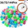 36/72/144Pcs Bike Spoke Beads Bike Wheel Colorful Plastic Round Easy Clip On Spoke Beads for Bicycle Wheel Decorations