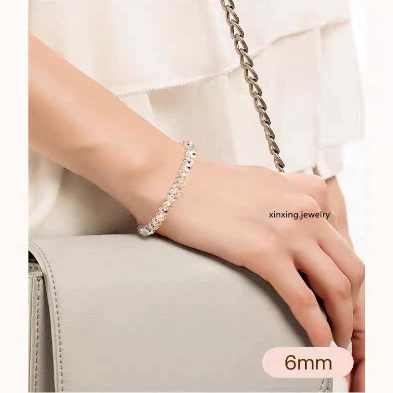 Austrian Crystal Women's Beaded Bracelet - Elegant, Versatile, Luxury.