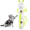 Giocattolo Interattivo per Gatti a Forma di Verme con Ventosa Giocattolo Elettrico Intelligente per Gatti con Coda Morbida