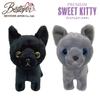 BESTEVER Premium Sweet Kitty Plush Toy Kitten Russian Blue 53083