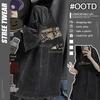 Trendy Summer Oversize Distressed Wear with Short Sleeves