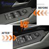 Car Window Lifting Panel Carbon Fiber Style For 2024 2025 2026 Dacia Duster 3 Dacia Bigster 2025 2026 Interior Trim Sticker