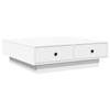 VidaXL Table basse Blanc 90x90x28 cm Aggloméré 848087