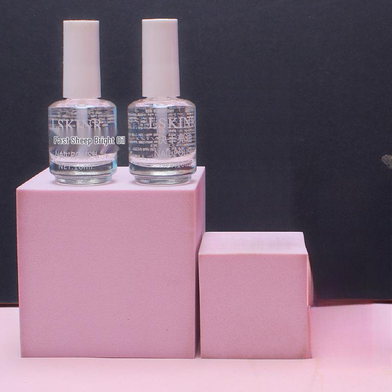 Quick-Drying Nail Polish Set: Calcium Base, Nutrient-Rich Oil, Top Coat & Brightening Protection
