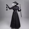 Halloween Movie Characters Raven Doctor Uniform Dark Dungeon Hero Uniform Plague Mouth Stage Show