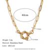 Collana in Acciaio Inossidabile con Ciondolo a Cuore, Nuvola, Fiore e Uccello in Zircone Colorato