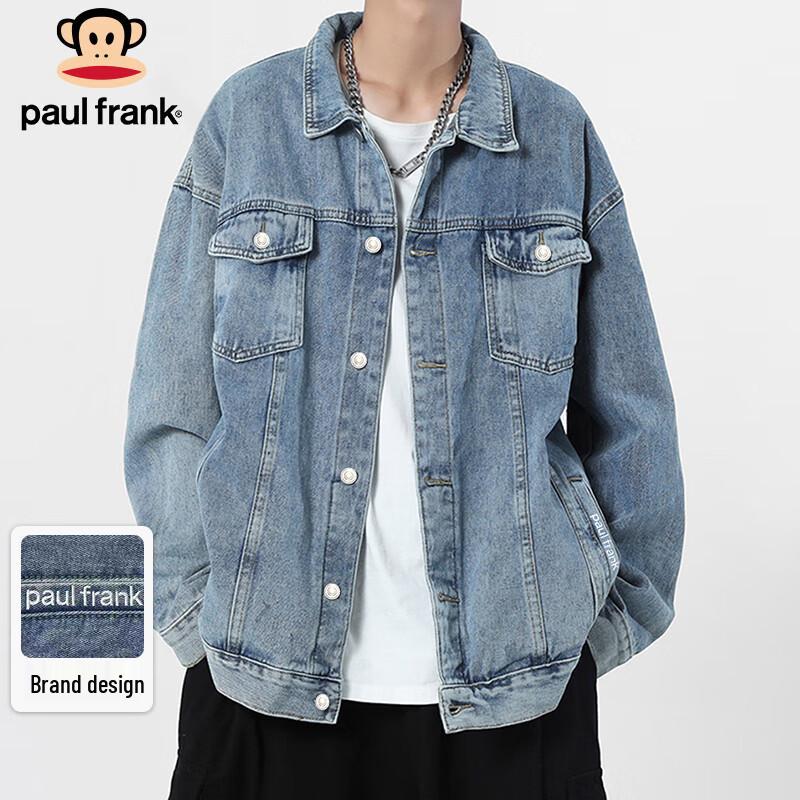 Paul Frank Men's Retro Loose Fit Denim Jacket