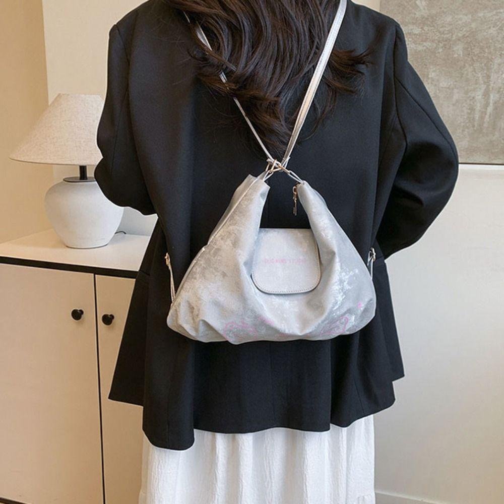 Multifunctional Shoulder Bag PU Women's Backpack Casual Cartoon Crossbody Bag Ladies/Girls