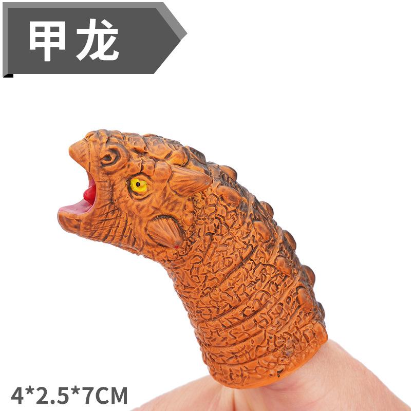Dinosaur Finger Doll Toys, Boys And Girls Soft Glue, Simulated Tyrannosaurus Rex 3-6 Years Old Giveaway Small Toys