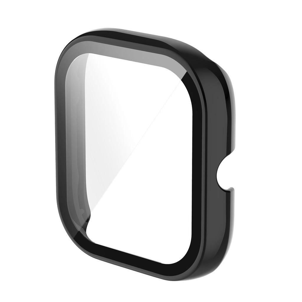 Obudowa z twardą krawędzią do Amazfit Bip U / Amazfit Bip U Pro pokrowiec ochronny hartowana folia ochronna do Amazfit Pop / Pop Pro