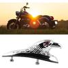 Acouto Hood Ornament, Front Eagle Head Motorcycle Front Bonnet Eagle Head Universal Motorcycle Front Mudguard Decor Ornament Eagle Head Statue