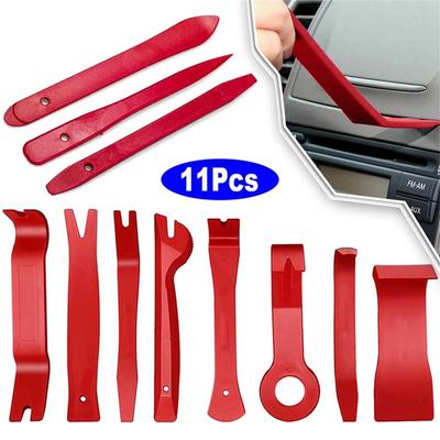 Kit de 11 herramientas para quitar el panel de la puerta del automóvil, herramienta de desmontaje interior del automóvil, kit de herramientas para quitar el audio del automóvil