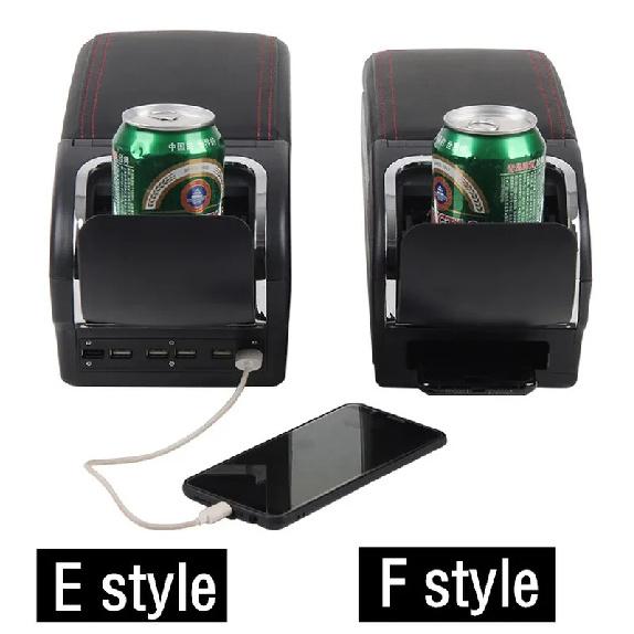 Car Armrest For Suzuki Sx4 Armrest Box 2007-2013 Center Centre Console Storage Box Armrest with USB 2008 2009 2010 2011 2012