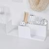 Multi-functional Storage Box Retractable Desktop Stationery Book Pen Holder Stand Cosmetics Makeup Tools Organizer