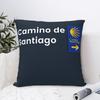 Custom Camino De Santiago Throw Pillow Covers Chair Cushion Cover Square Pillowcase