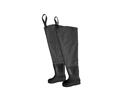 X'SELL OH-880 Hip Waders, 420D Felt Sole, Black, Size M
