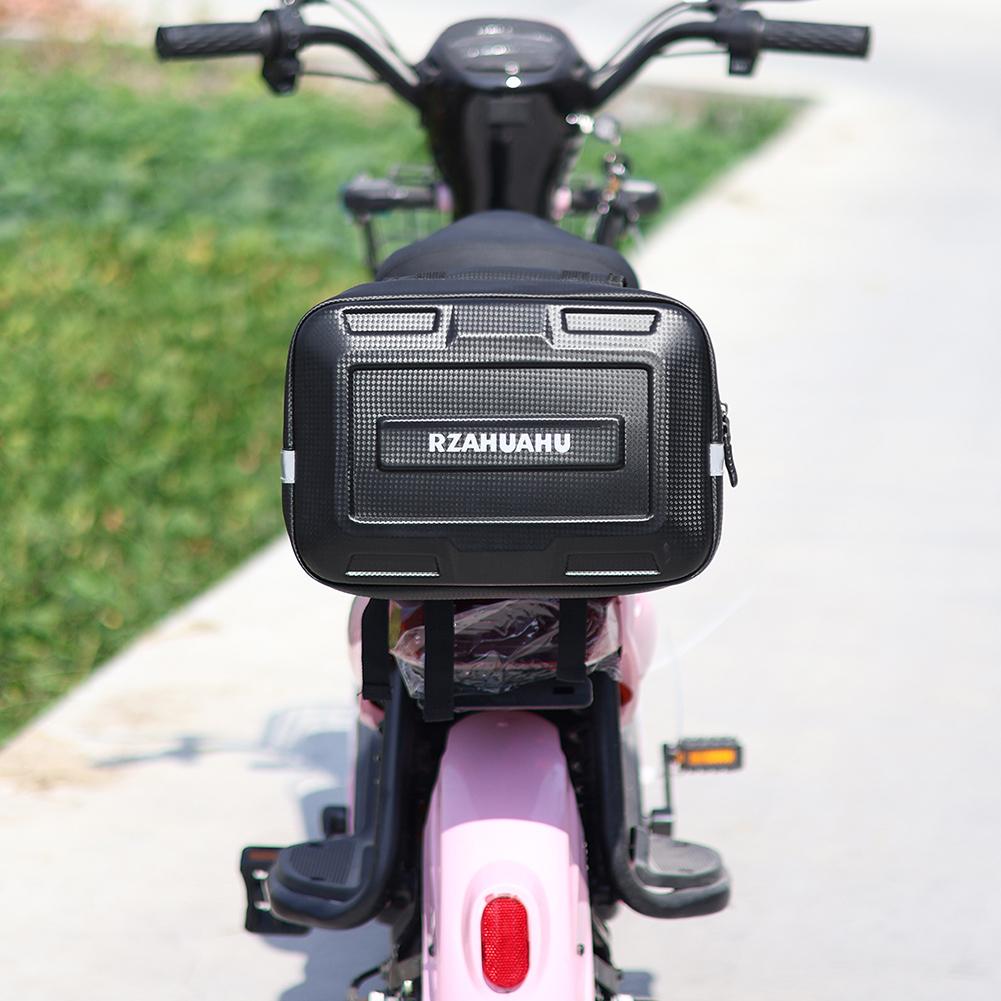 7/9L Electric Bicycle Cargo Panniers Waterproof Motorbike Storage Bag Reflective Large Capacity for Outdoor Travel