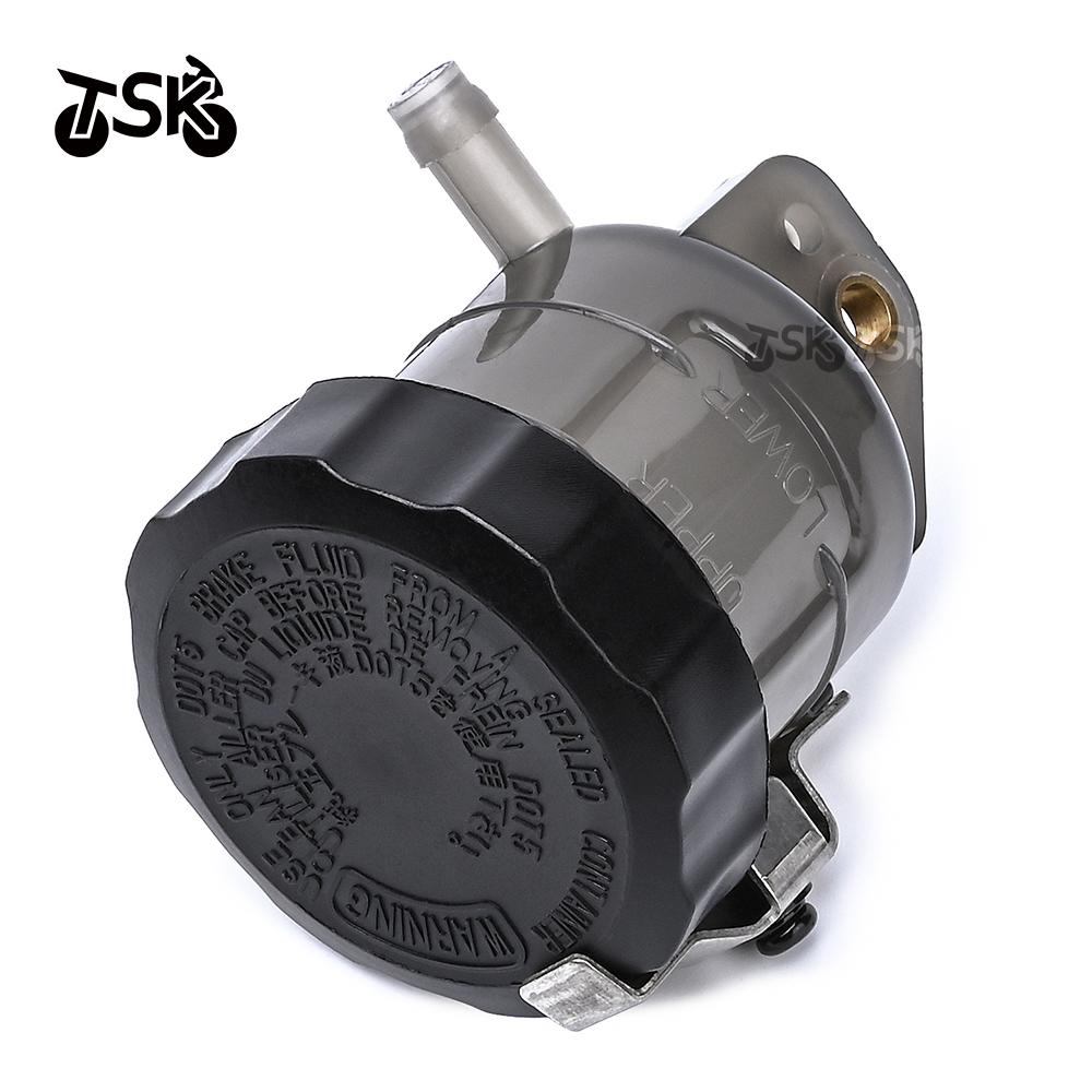 Motorcycle Universal Brake Master Cylinder Brake Fluid Reservoir For Suzuki For Kawasaki Brake Oil Tank Upper Pump Oil Cup