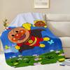 Cute A-Anpanman Printed comfortable and soft sofa, living room bed, bedroom blanket suitable for travel and gifts