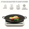 Outdoor electrical dual-use non stick baking tray with handle,evenly heated,easy to clean,for stir frying noodle,fried egg,steak