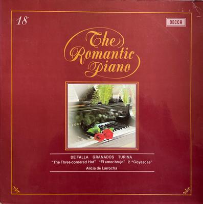 Płyta LP ALICIA DE LARROCHA, ENRIQUE GRANADO - Fortepian Romantyczny 6570330 Decca Holandia Klasyczna Używana