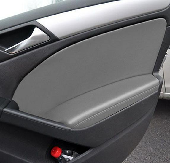 Volkswagen Golf 6 Door Panel Leather Wrap - Armrest Cover for Interior Renovation.