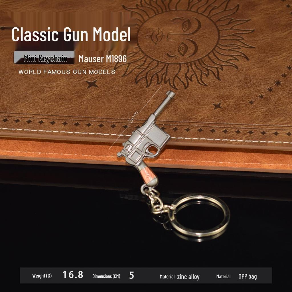 PUBG Frieden Schlüsselanhänger: Scorpion, Smith & Wesson Revolver, Luger P08, Colt, Mauser M1895 Modell
