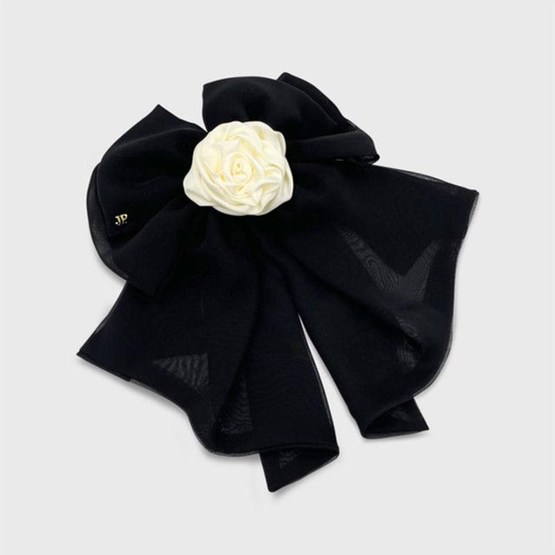 Jean Paul Clarisse Rose Fluffy Ribbon Auto Pin JP-23-327AB