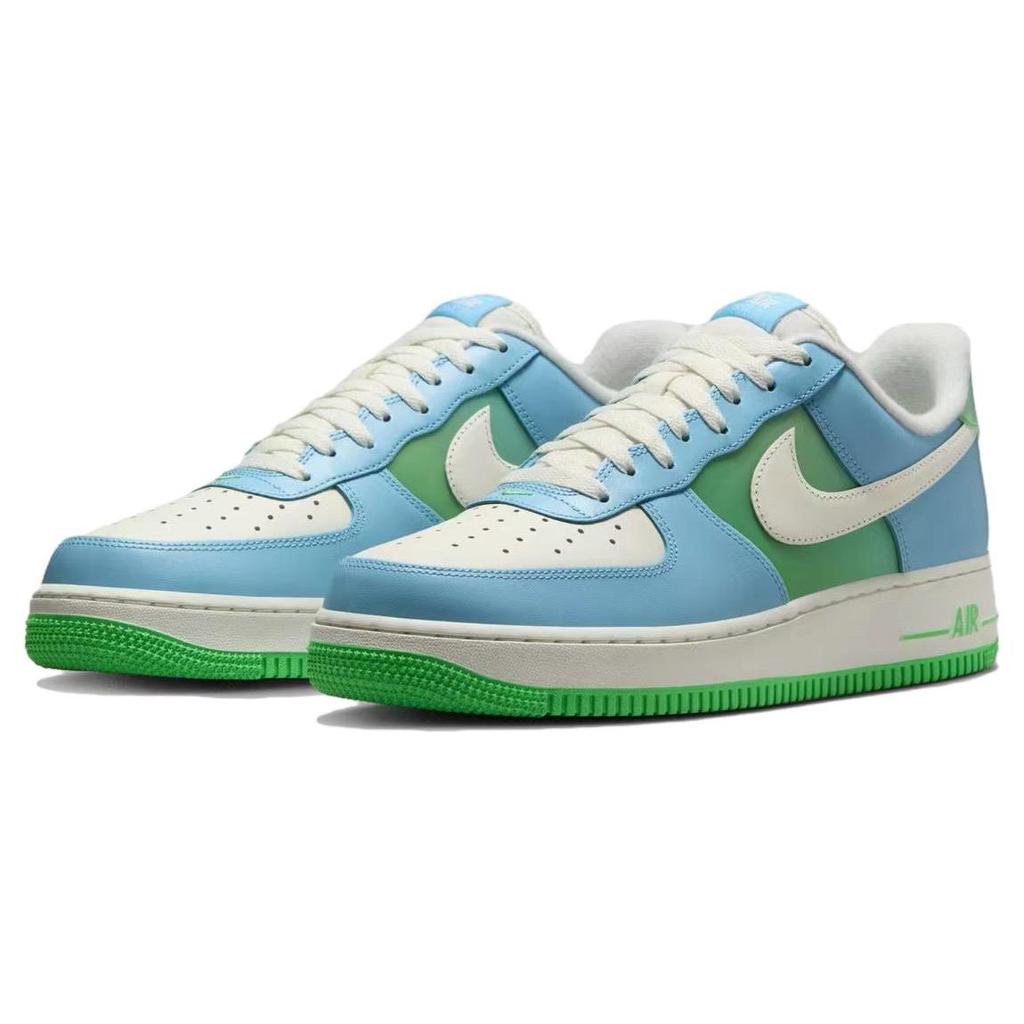 Nike Air Force 1 Low Aquarius Blue Vapor Green Men Sneakers Sail Green-Shock FZ4032-407