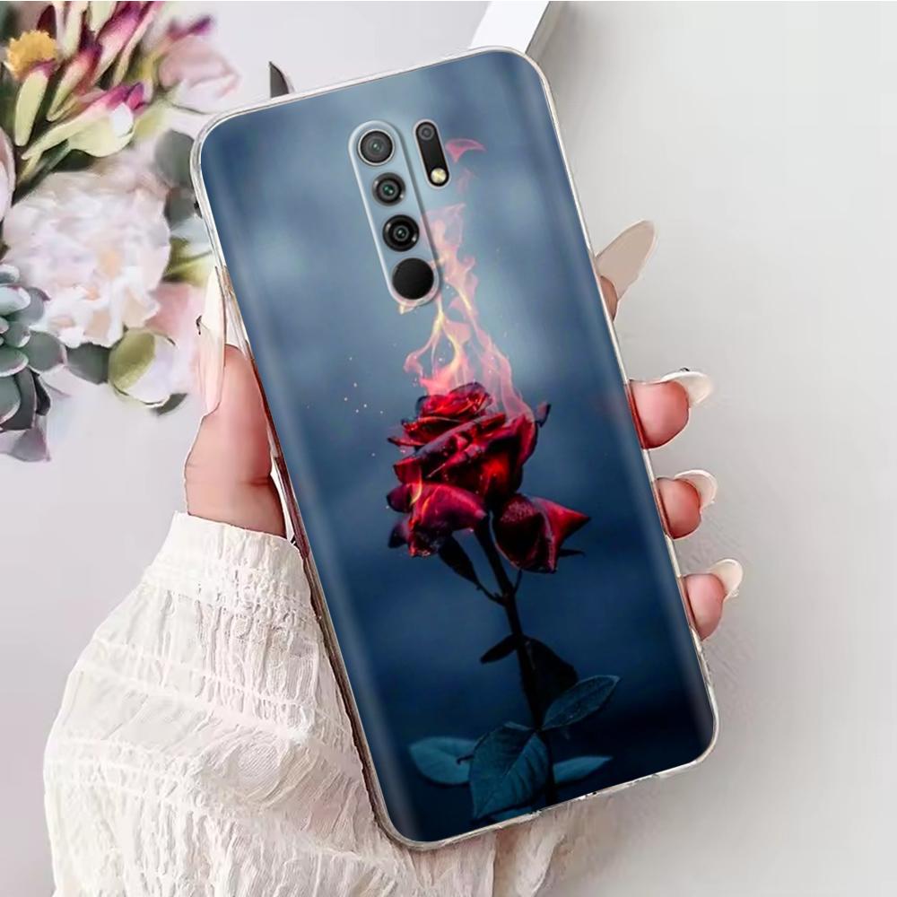 Phone Case For Xiaomi Redmi 9 Case Soft TPU Silicone Back Cover for Xiaomi Redmi 9 Redmi9 Case Transparent Bumper Cover Fundas