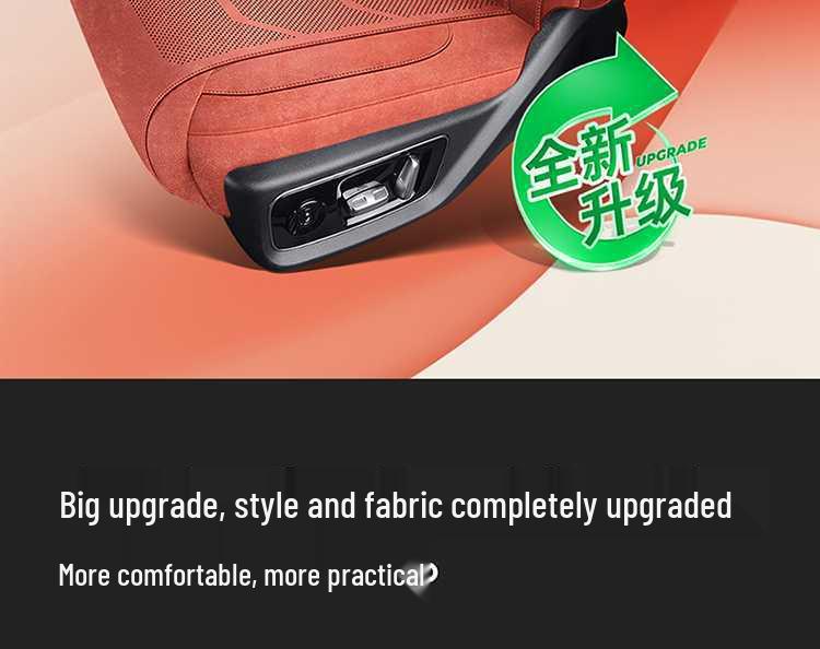 Ideal L7 Universal Car Seat Cushion: Four Seasons Full Surround Ram Saddle Pad for Five-Seater.