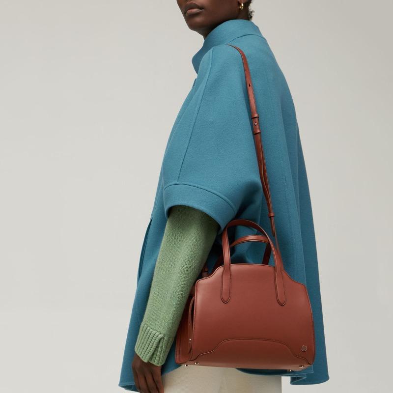 Handbag Grain matte bag Large capacity tote bag Guangzhou cowhide goods plus