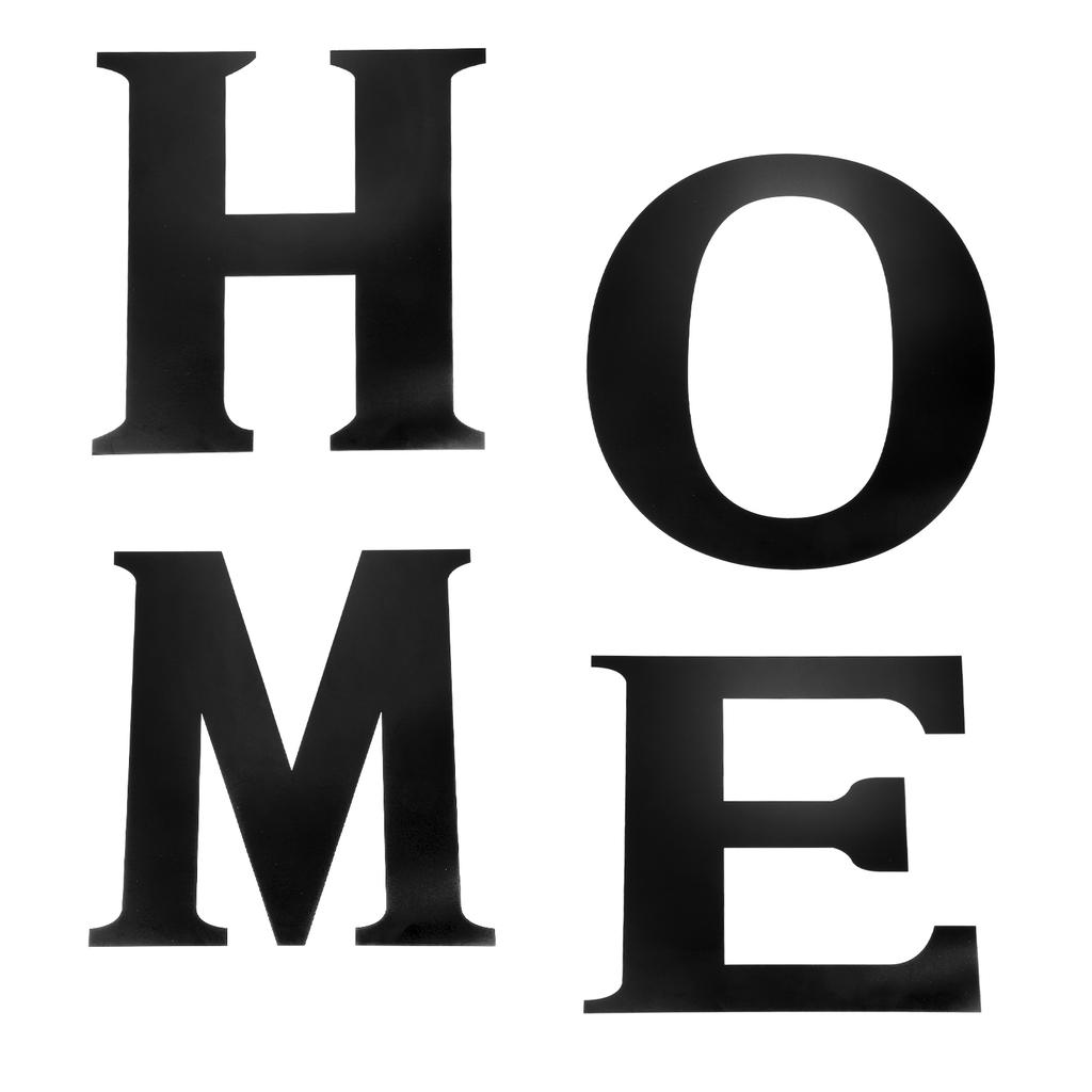 3D Mirror Acrylic Wall Sticker Letters Wall Sticker Decals Self-Adhesive Wall Home Sign Art Sticker for Wall DIY Home Decoration