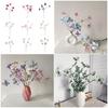 2pcs Faux Dried Branch Decoration Silk Butterfly Blooms Indoor Party Supplies Flower Displays Set Safe to Child