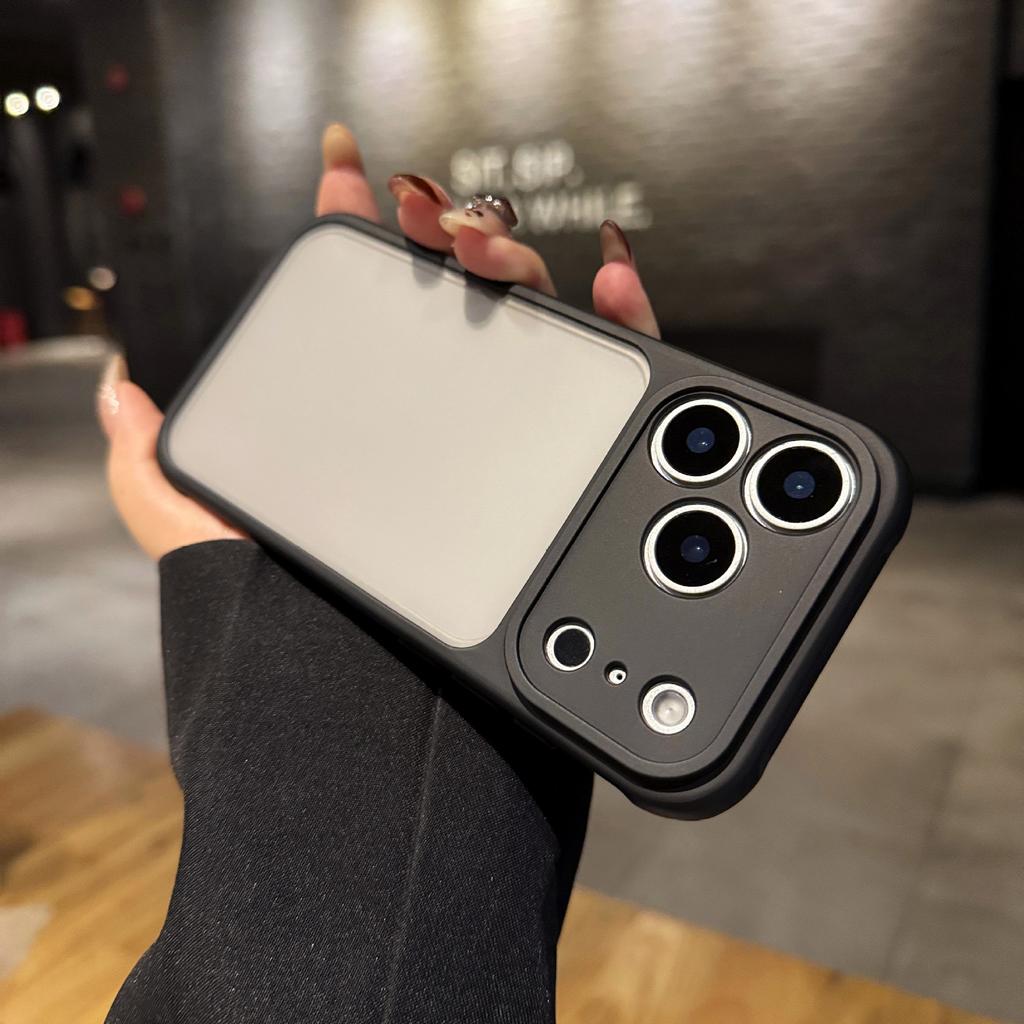 17PROMAX second change skin feeling acrylic mobile phone case iPhone17PRO fine hole second change protective case is suitable for 16