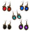 Unique Skull Ghost for Head Earrings Halloween Skeleton Earrings Gothic Drop Ear