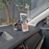 Car Phone Mount, Long Arm Universal Phone Holder for Car Dashboard Windshield, Hands Free Cell Phone Holder