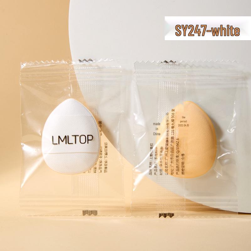 LMLTOP Mini Cushion Puff Set - 3 Water Drop and Heart Shape Blenders for Concealer and Blush (SY253)