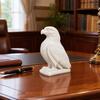 Figurina di Aquila Calva Stampata in 3D, Statuetta di Animale Selvatico da Collezione, Piccolo Uccello Ornamento da Scrivania per Decorazione Casa Ufficio Stanza