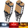 2pcs T15 4014 45chips W16W LED Backup Light Reserve Lamp Canbus Bulbs NO Error High Power LED Canbus W16W Red Amber Yellow Bulbs 7
