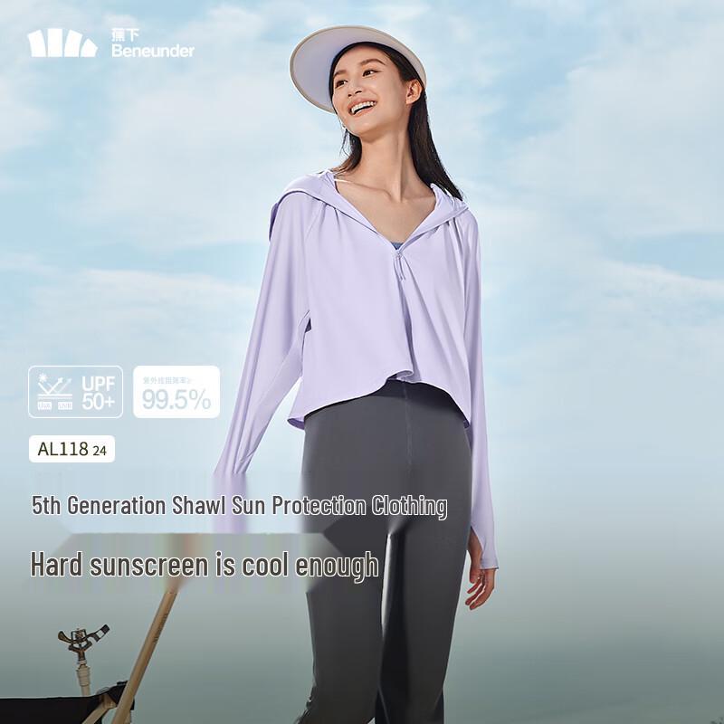 Beneunder UPF50+ Ice Silk Shawl Sun Protection Jacket S